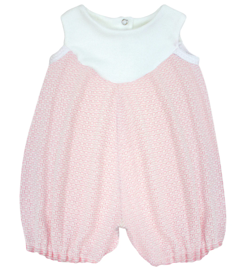 Knit Bubble Romper with Pima Bodice - Magpies Paducah
