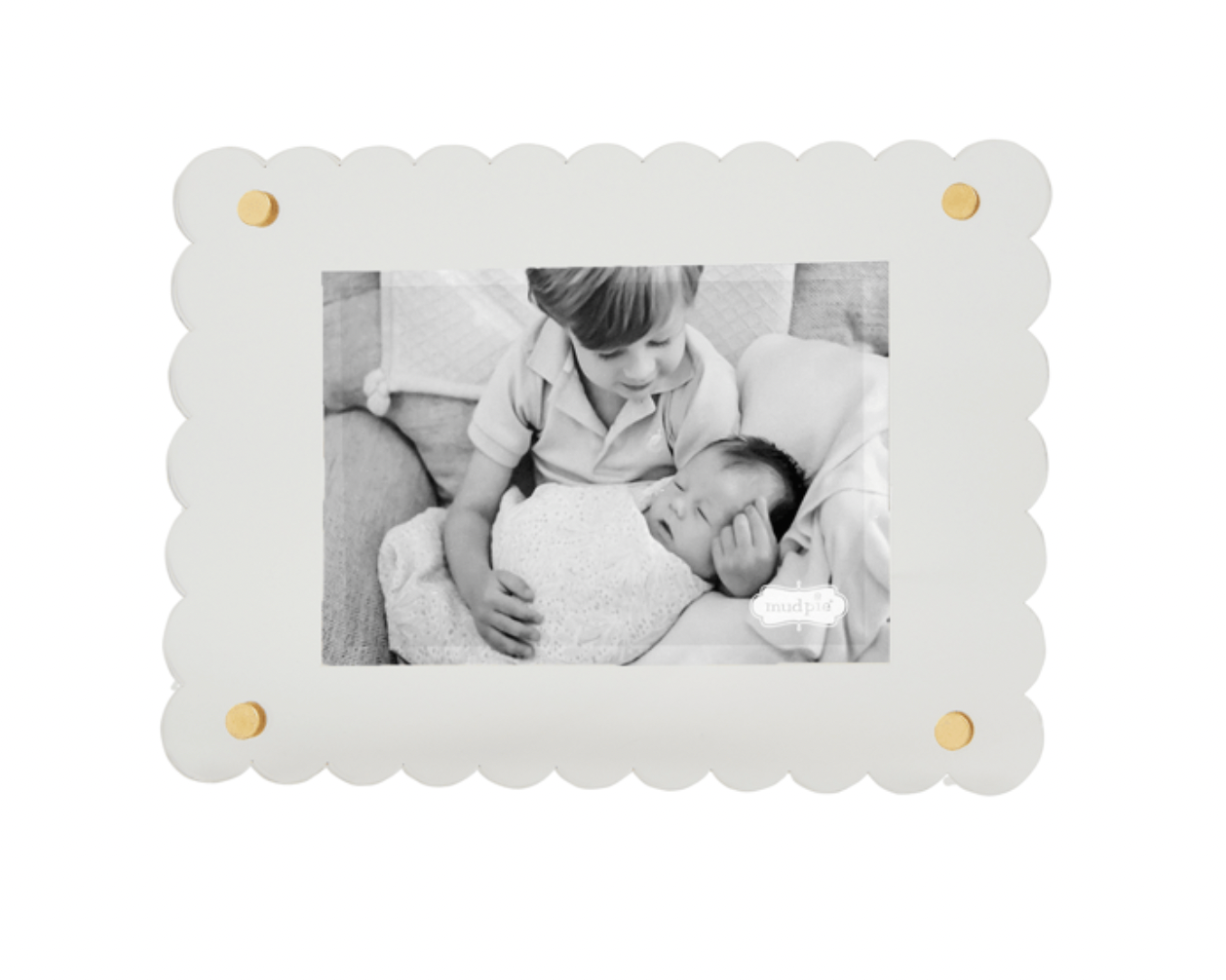 Clear Scalloped Acrylic Frame - Magpies Paducah