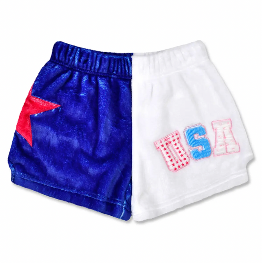 USA Party Plush Shorts - Magpies Paducah