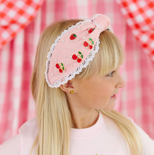 Berry Gemstone Headband