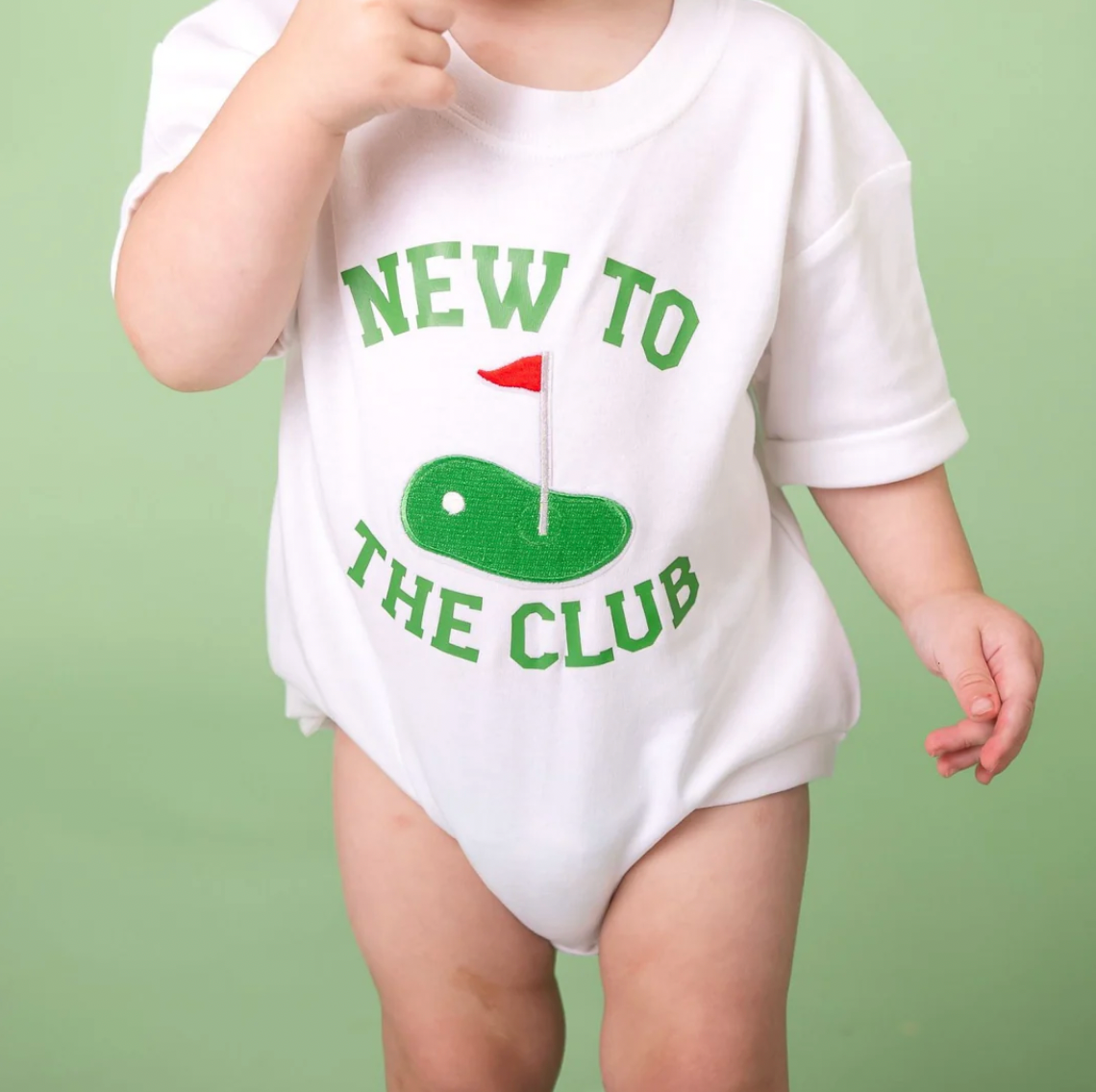 New to the Club Patch Romper