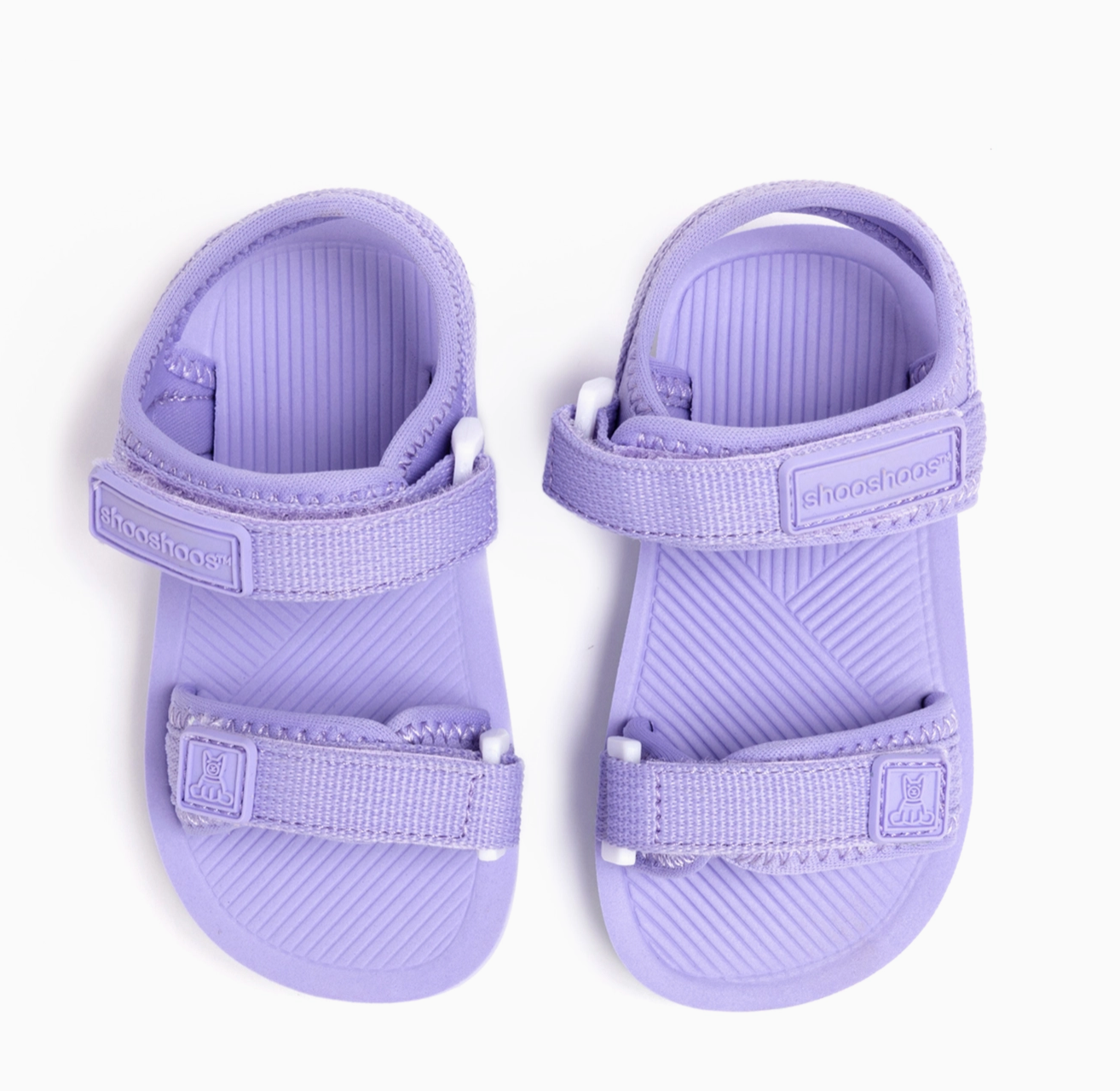 Purple/Green Beach Sandals - Magpies Paducah