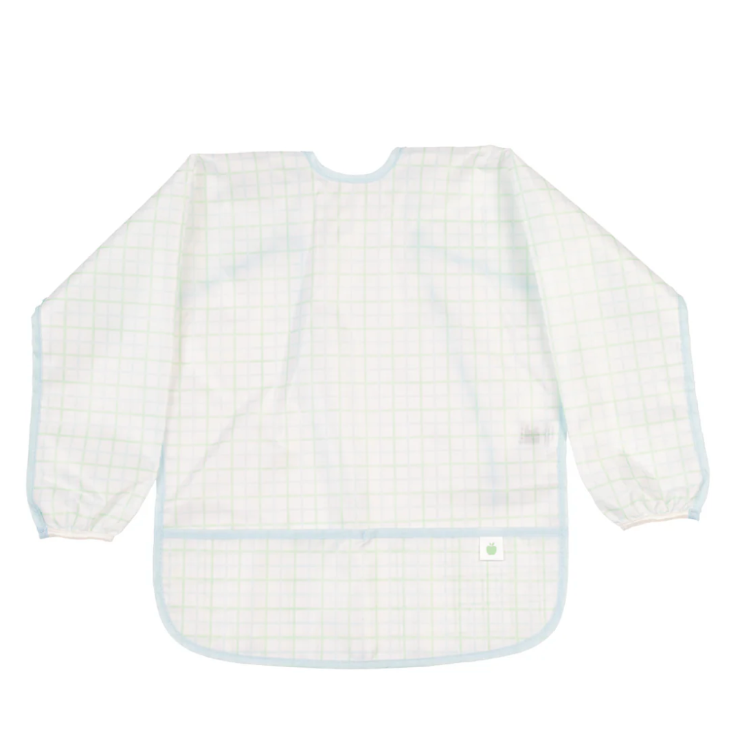 The Cover Everything Bib, Blue/Green Windowpane - Magpies Paducah