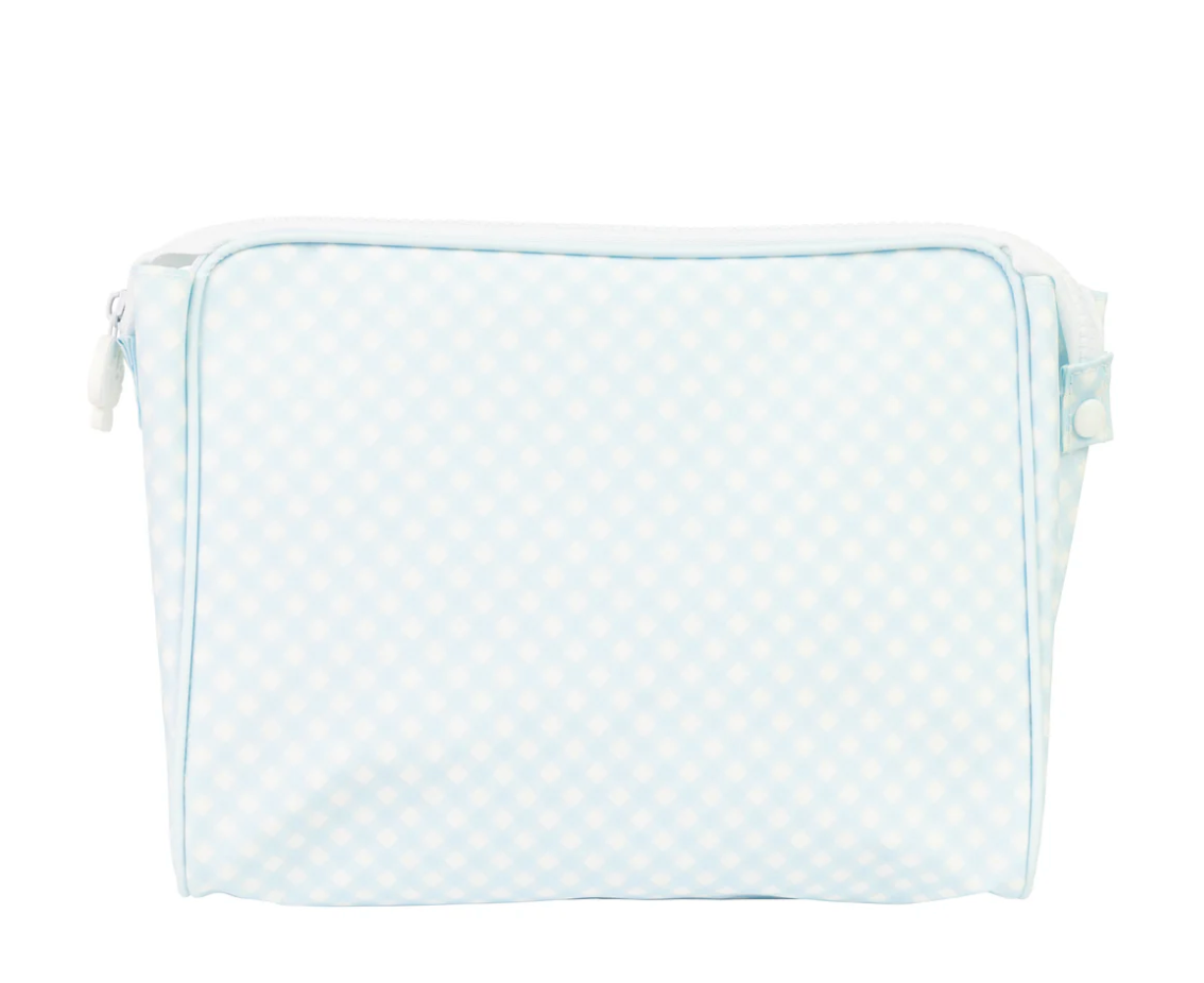 The Go Bag, Blue Gingham (2 sizes!) - Magpies Paducah