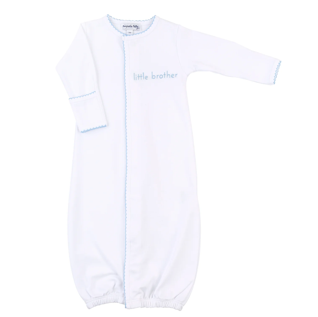 Little Brother Embroidered Converter Gown - Magpies Paducah
