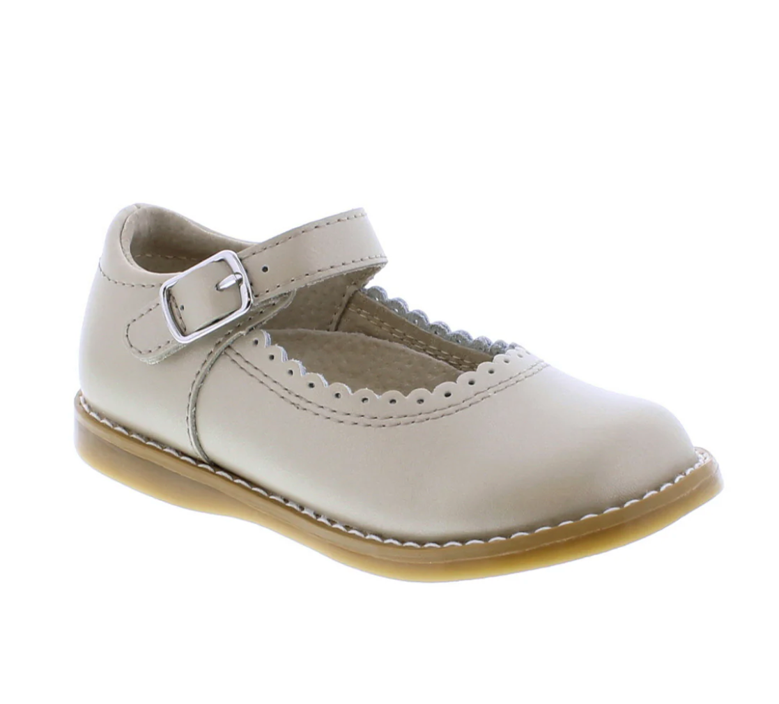 Allie Mary Jane Shoe, Soft Gold - Magpies Paducah