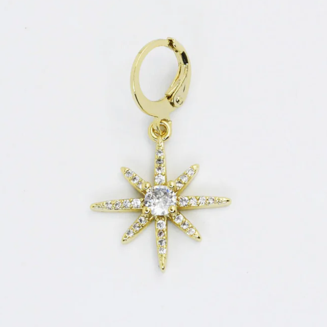 Polar Gold Star Charm - Magpies Paducah