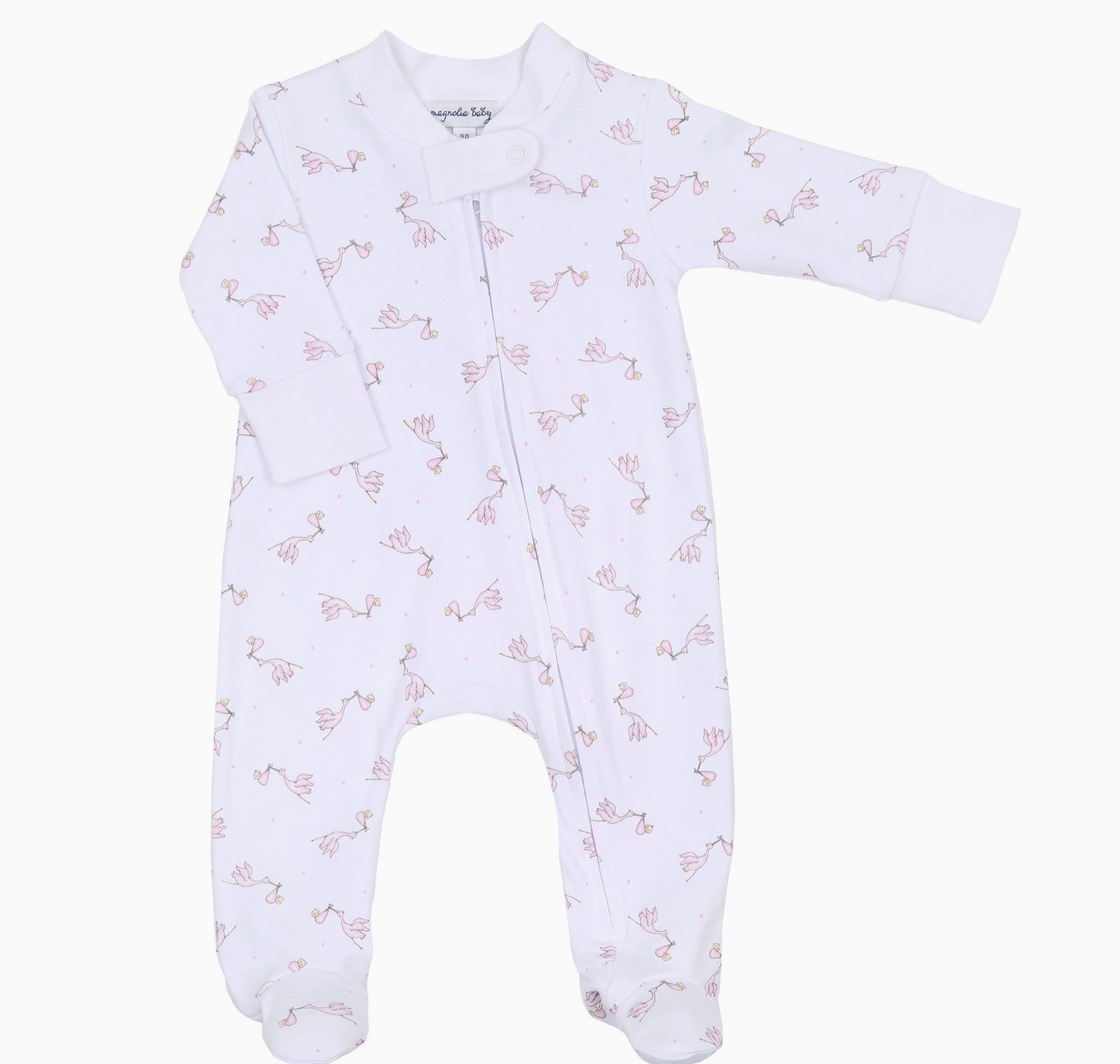 Worth the Wait Print Footie, Pink - Magpies Paducah