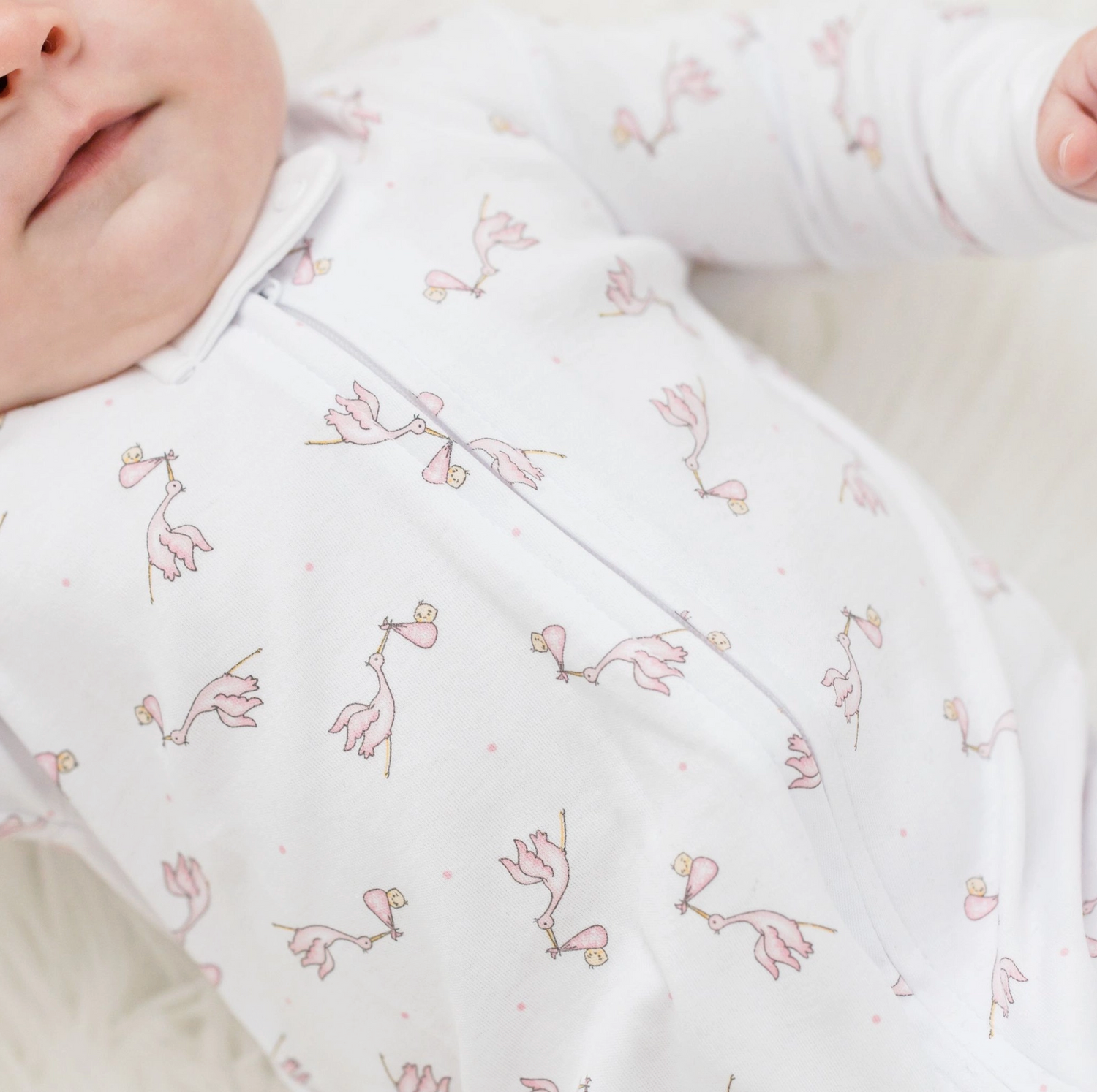 Worth the Wait Print Footie, Pink - Magpies Paducah