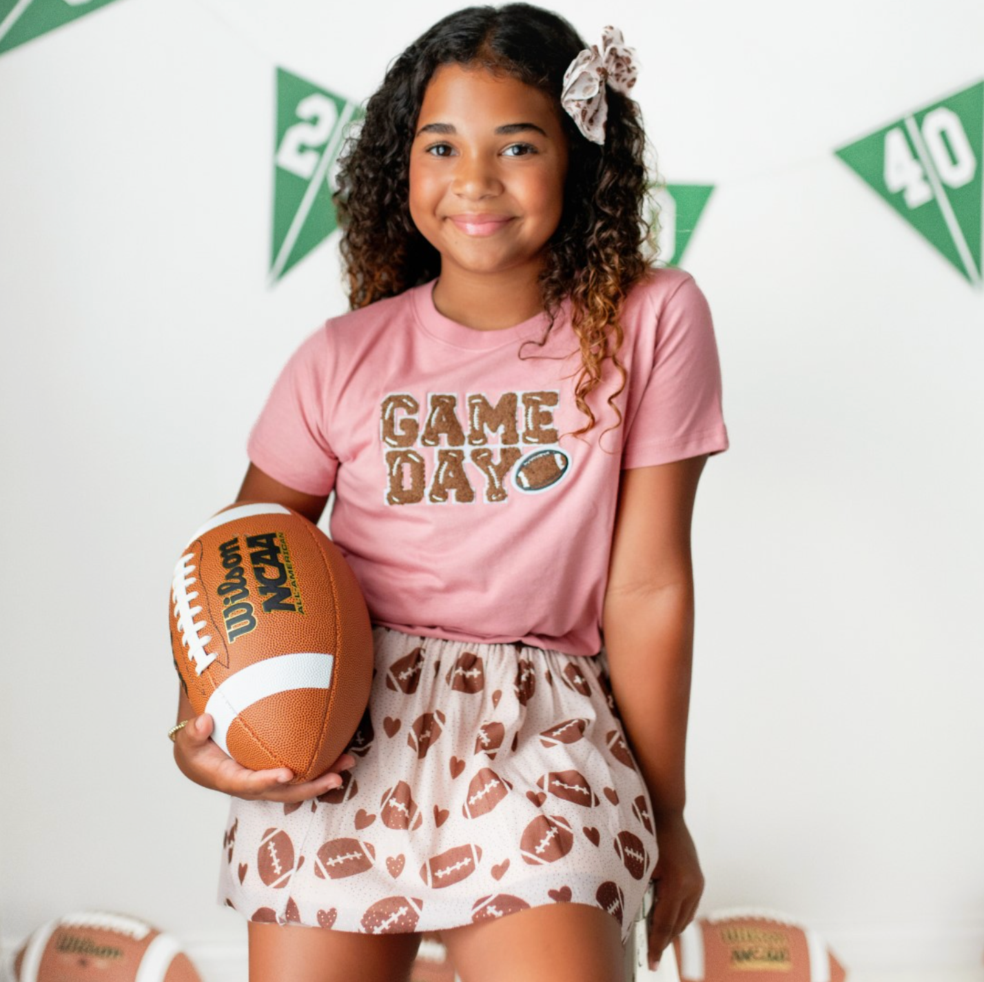 Game Day Patch Tee, Dusty Rose - Magpies Paducah