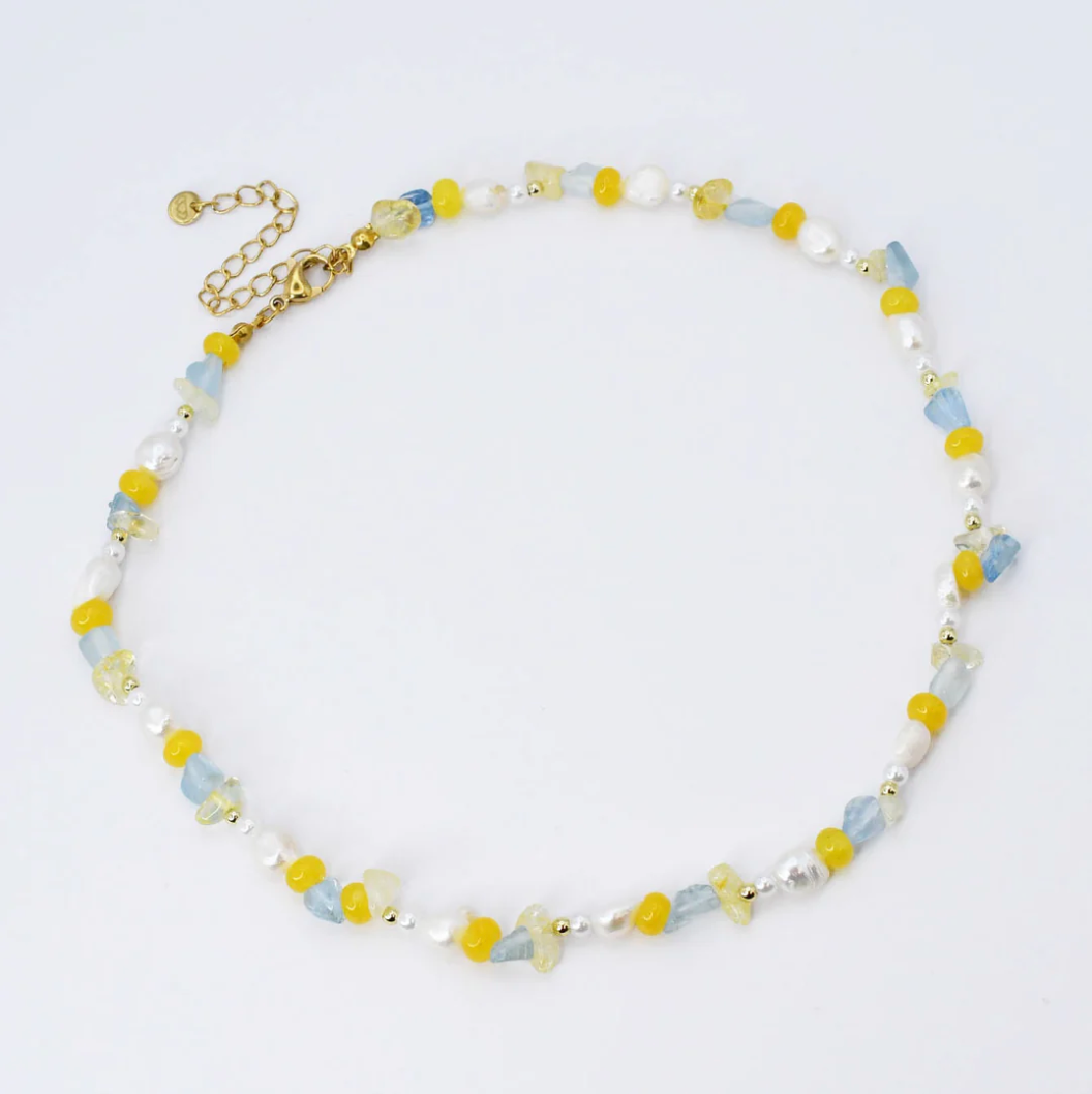 So Happy Gemstone Necklace - Magpies Paducah