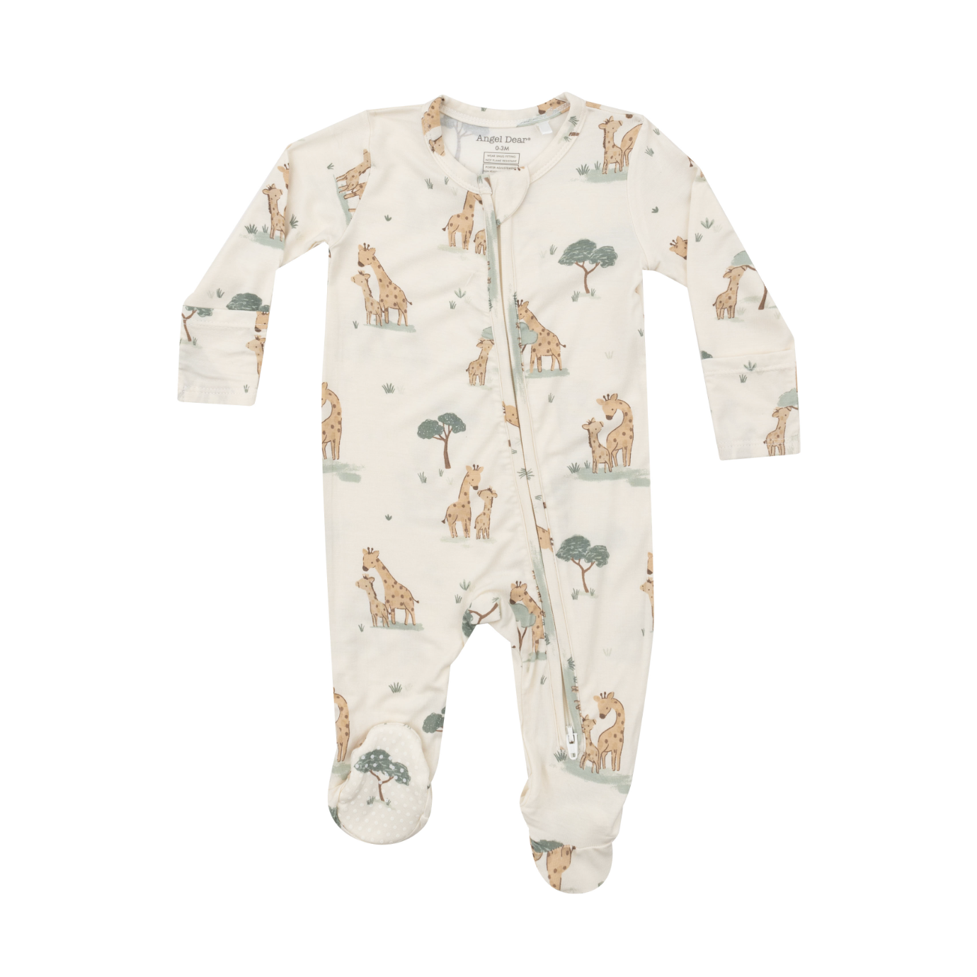Zipper Footie, Giraffe Families | newborn - Magpies Paducah
