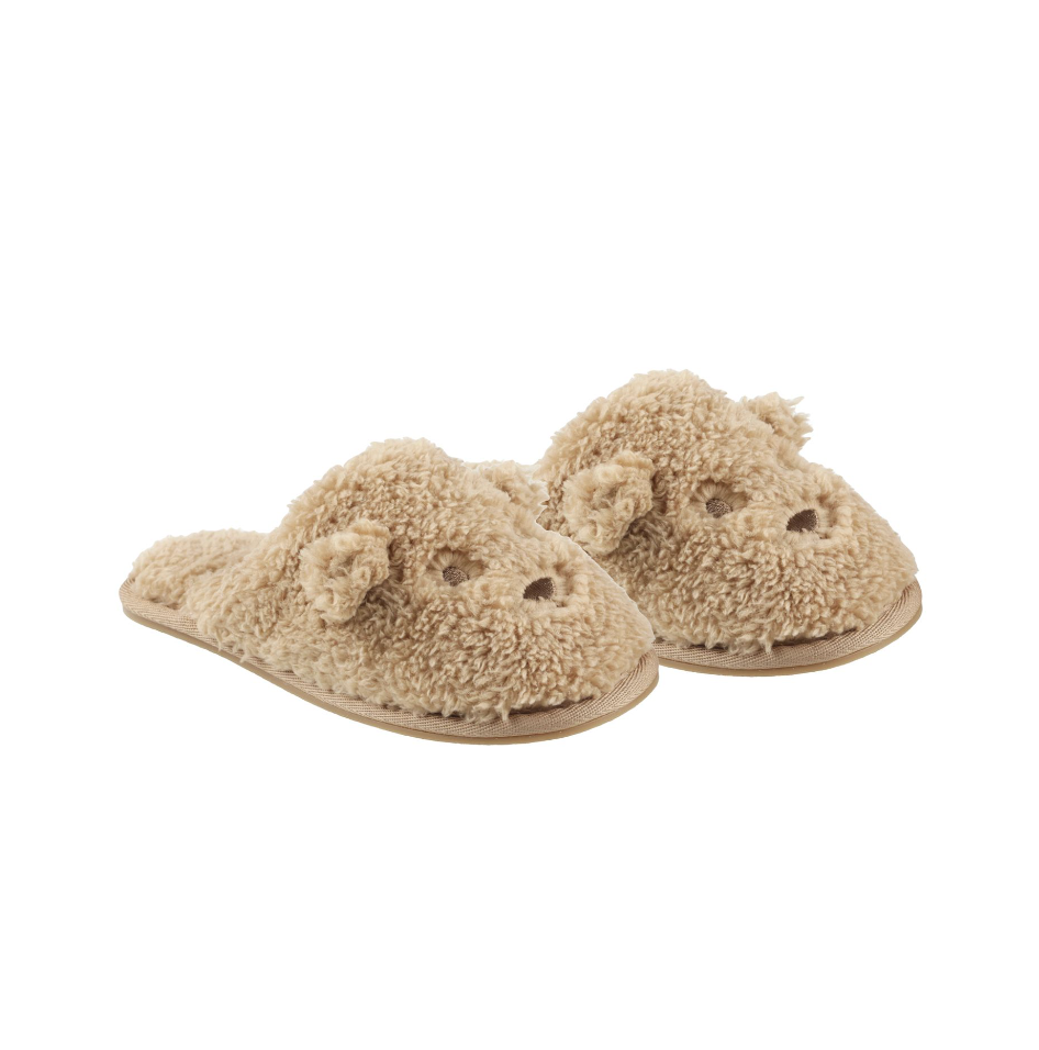Bear Slippers, Gold - Magpies Paducah