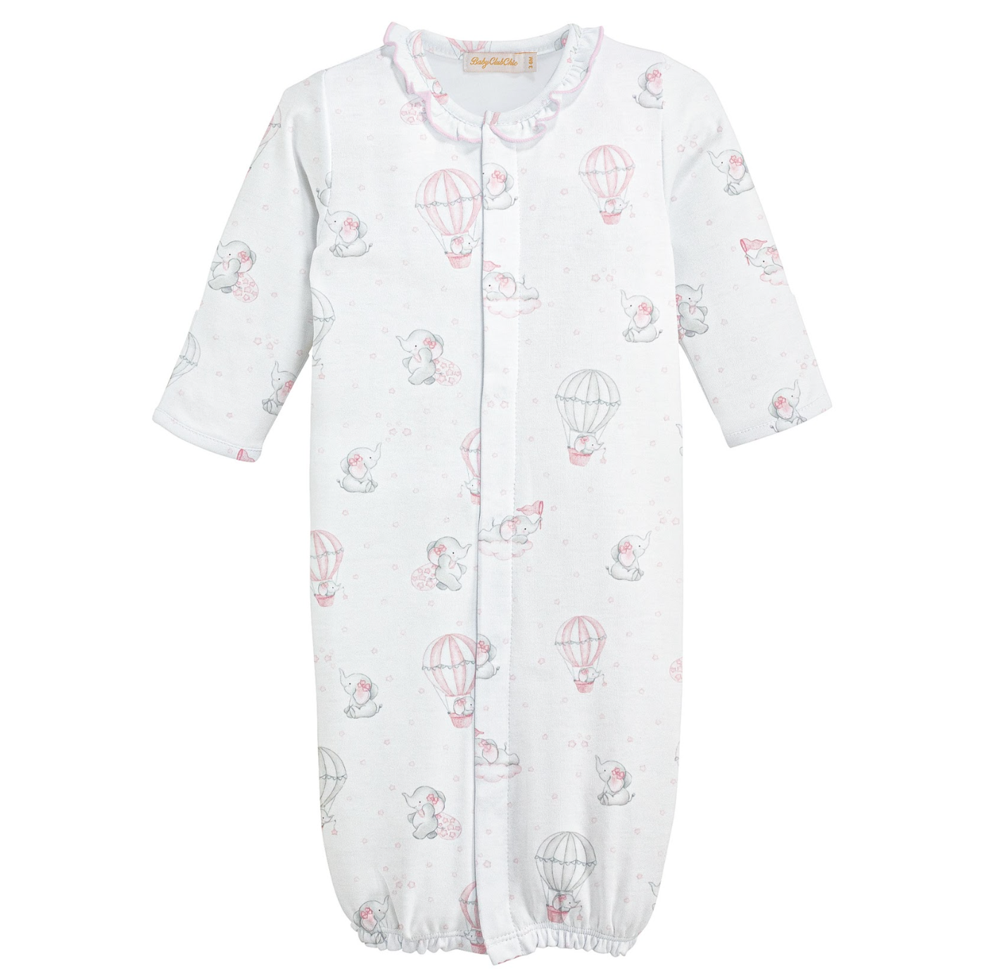 Ruffle Converter Gown, Pink Dreamy Air Balloons - Magpies Paducah