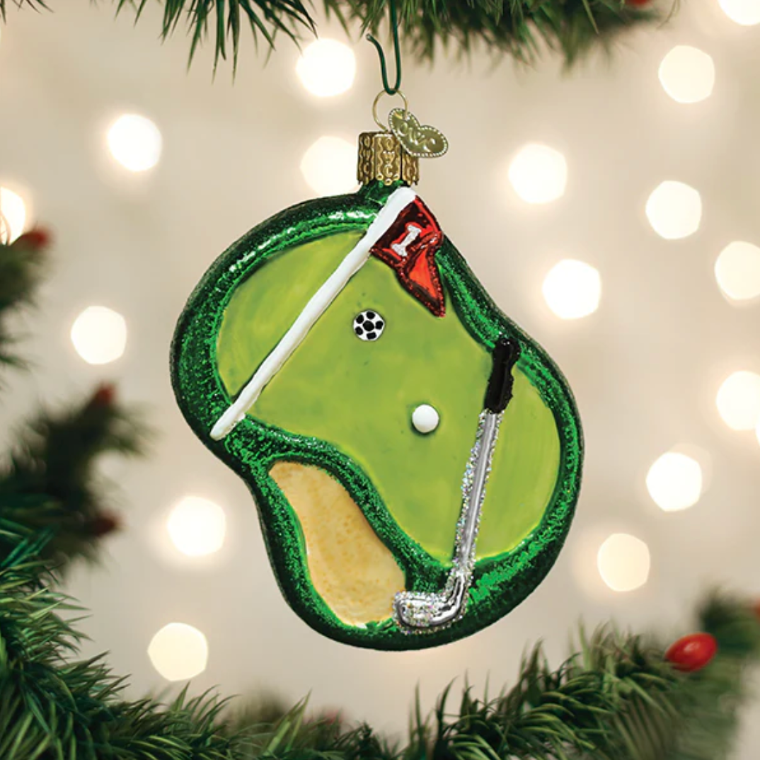 Putting Green Ornament - Magpies Paducah