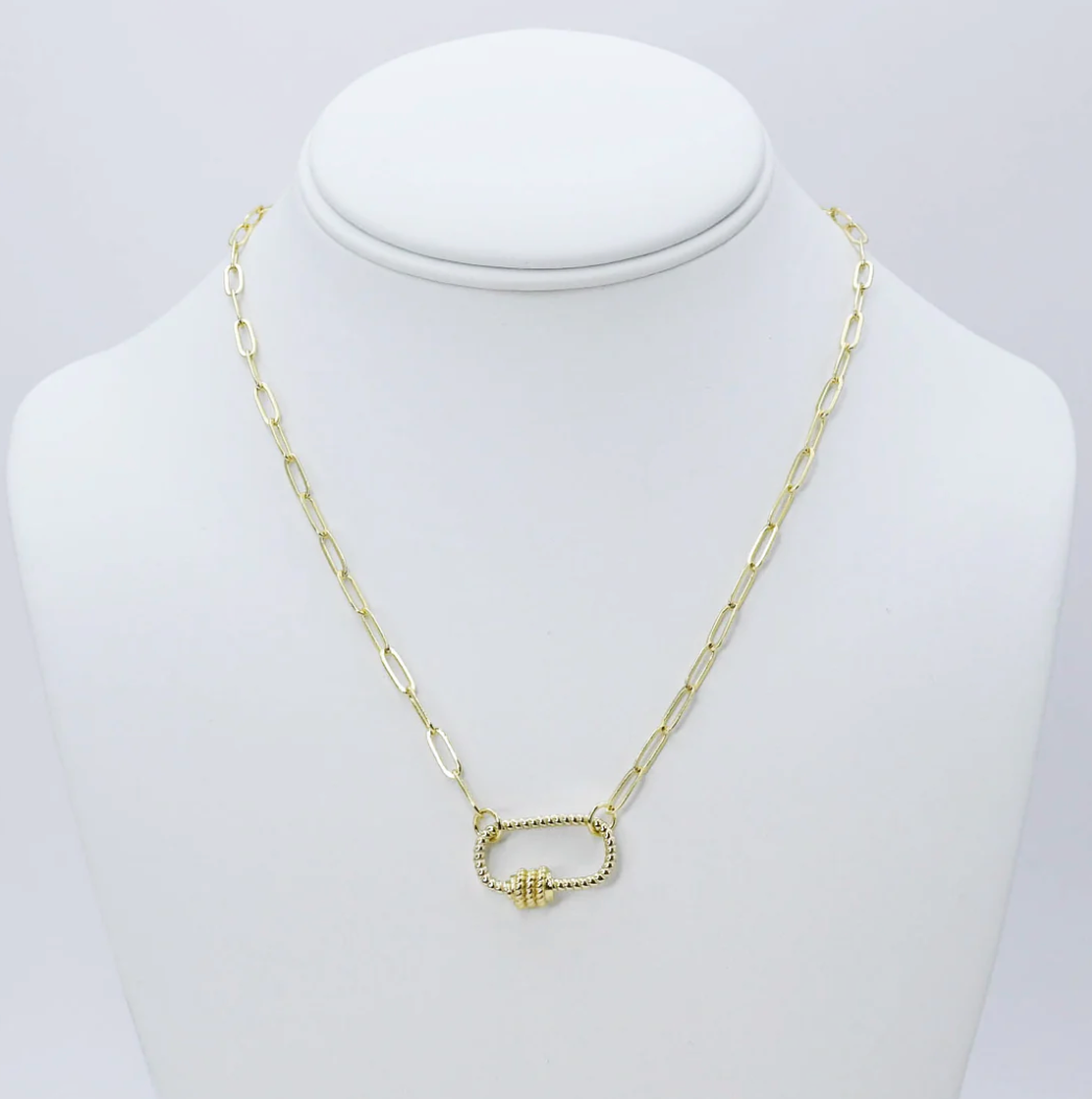 Roped Clip Charm Necklace - Magpies Paducah