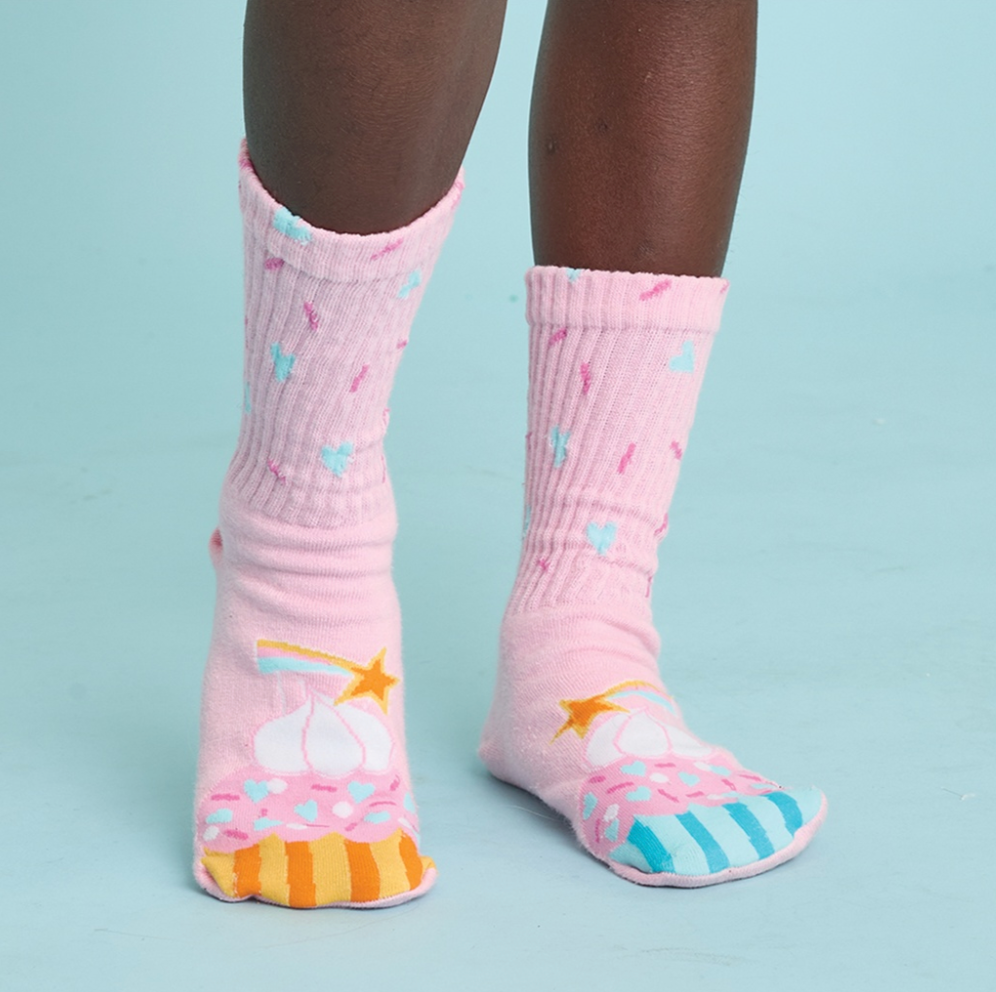 Cupcake Party Socks - Magpies Paducah