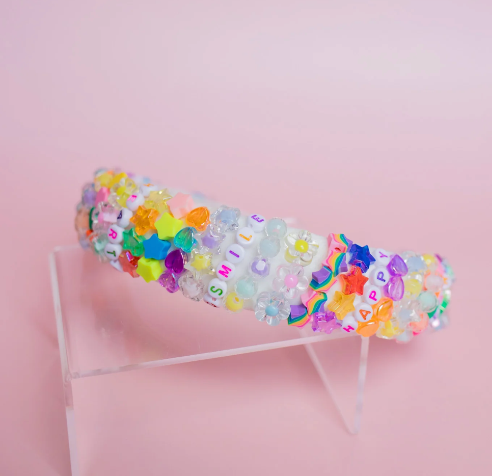 Friendship Beads Headband, Light - Magpies Paducah