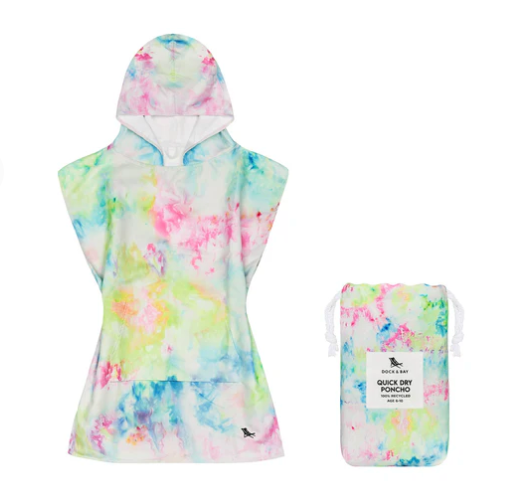 Quick Dry Poncho, Kids SMALL | Bubble Dreams - Magpies Paducah