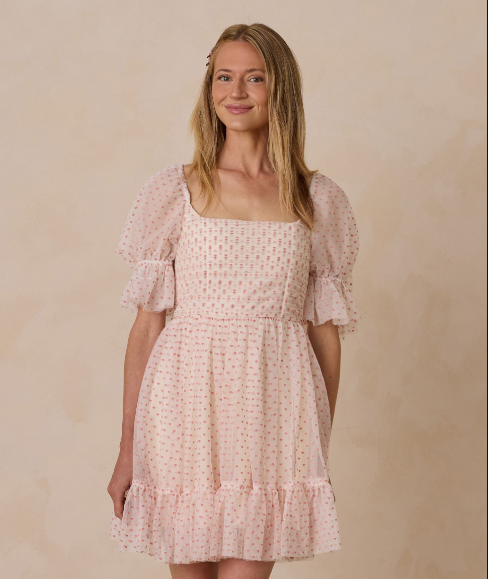 Women's Witley Dress, Hearts - Magpies Paducah