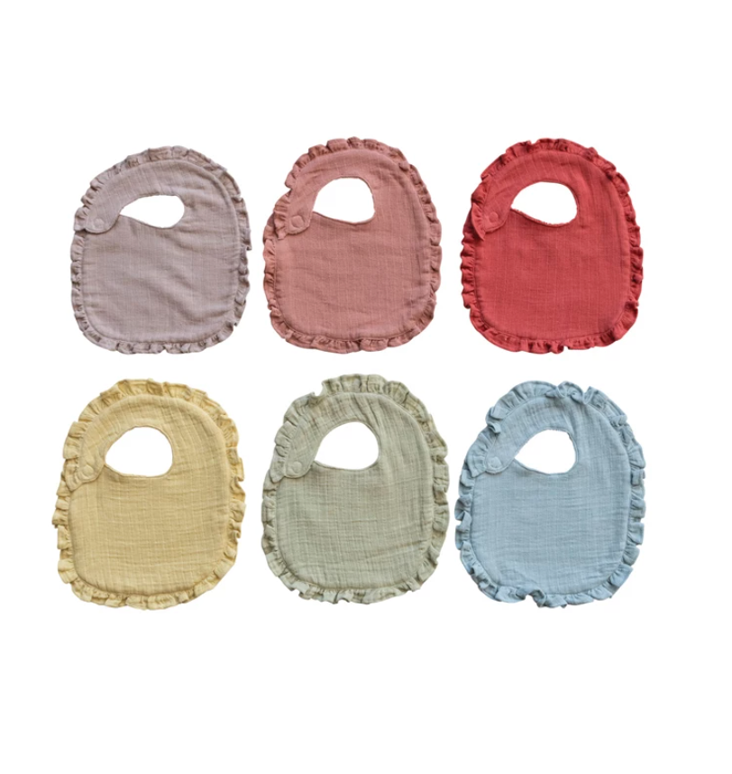 Terry Double Cloth Baby Bib (Asst. Colors!) - Magpies Paducah