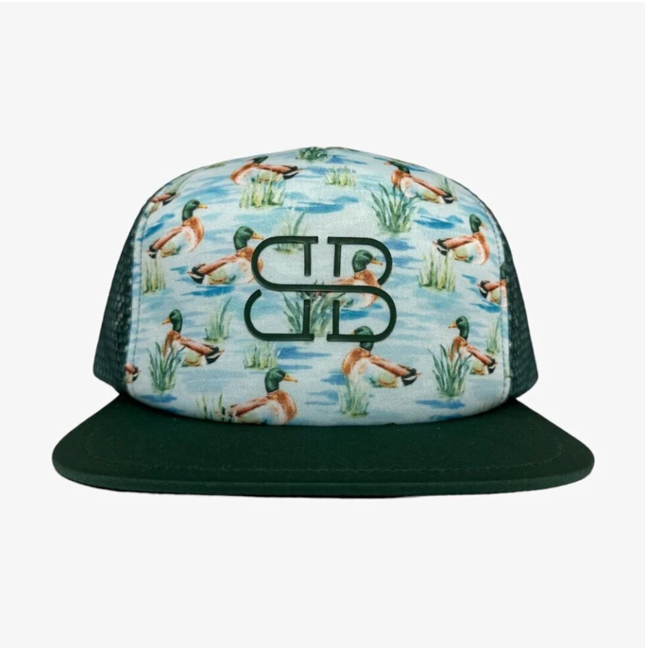 Floating Flat Brim Snapback, Maui Mallards - Magpies Paducah