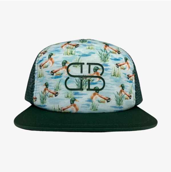 Floating Flat Brim Snapback, Maui Mallards - Magpies Paducah