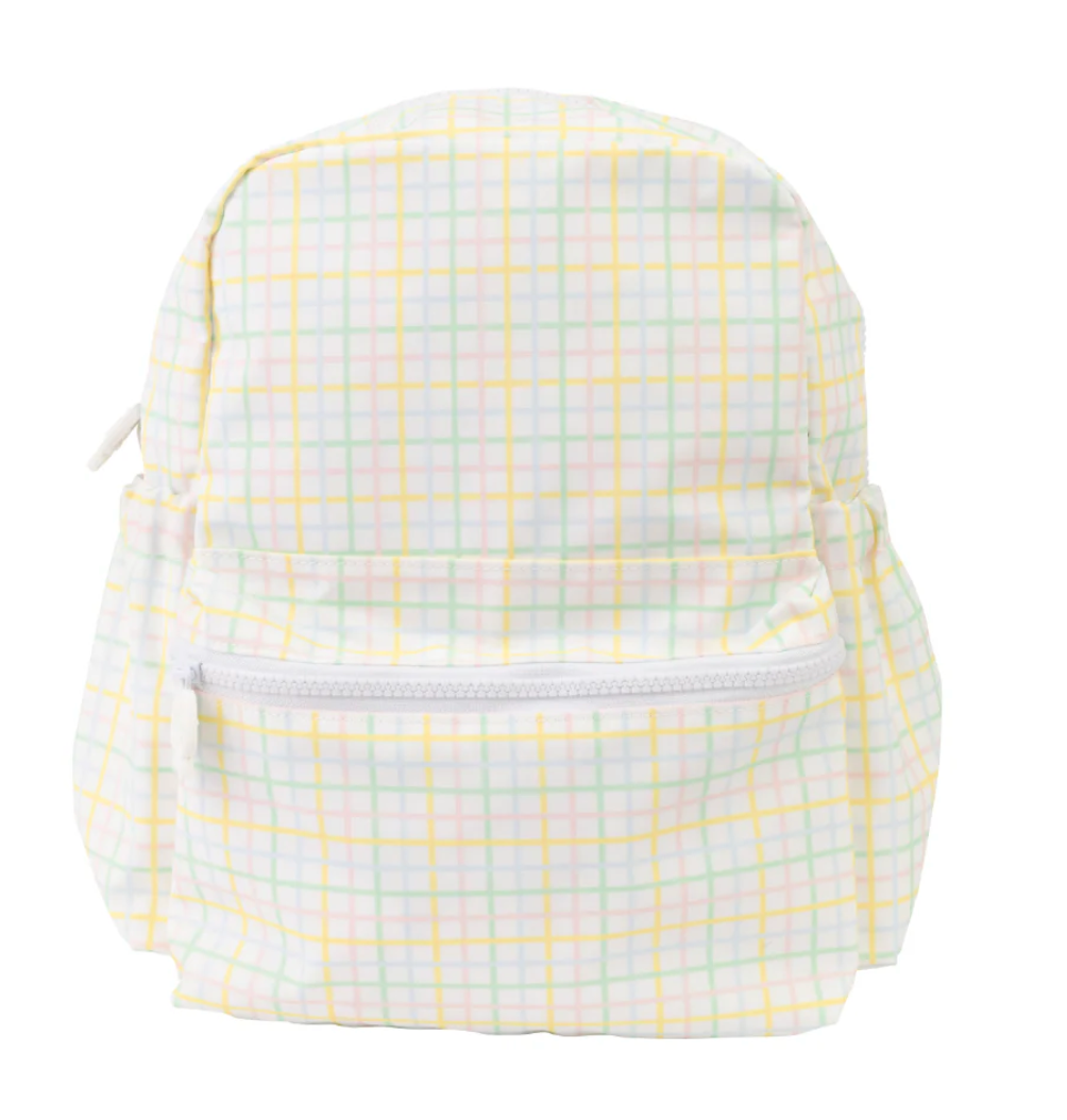 Small Backpack, Multi Windowpane - Magpies Paducah