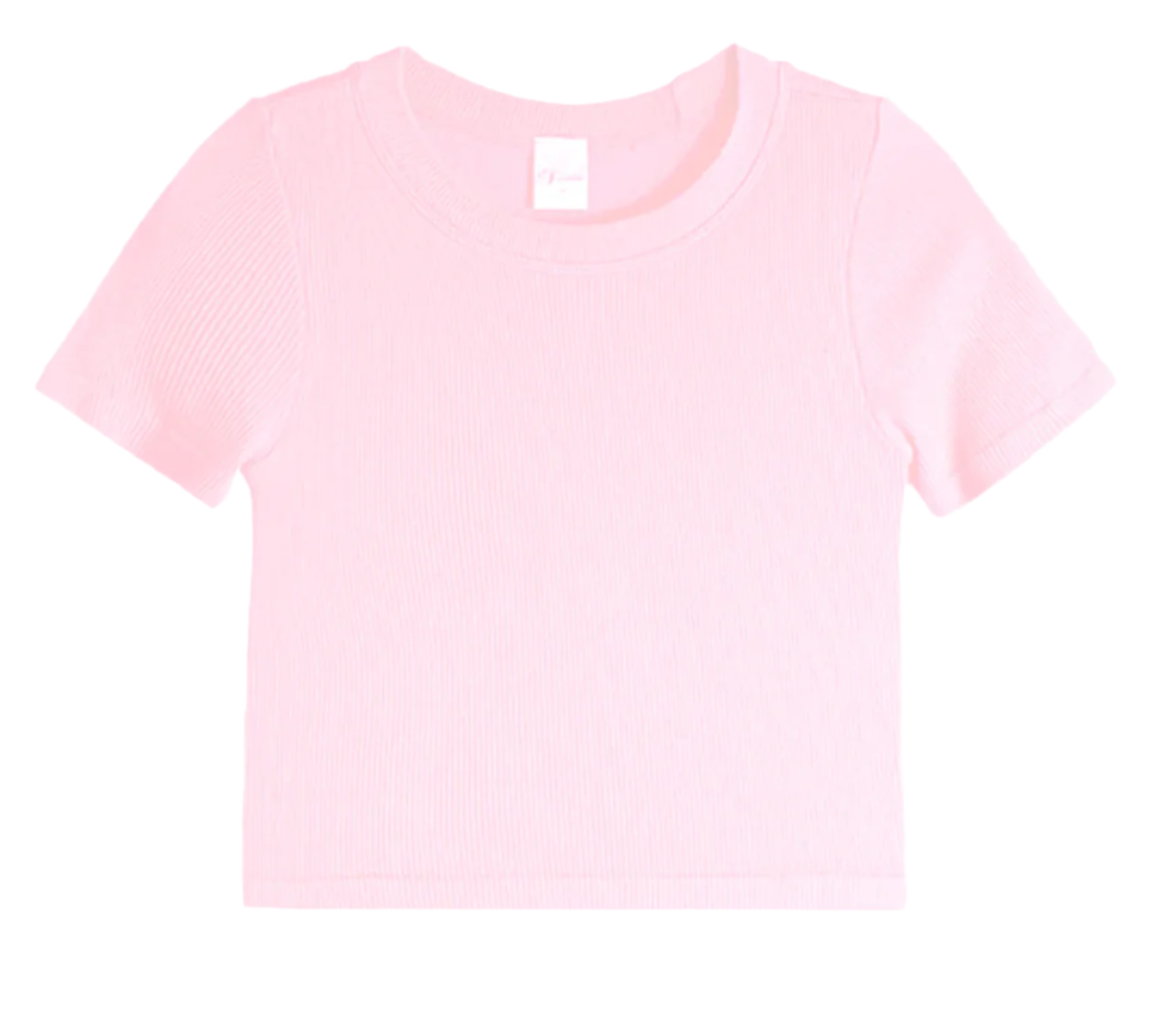 Suzette Pink Ribbed Fitted Top - Magpies Paducah