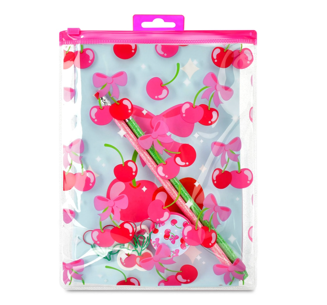 Stationary Set, Cheerful Cherries - Magpies Paducah
