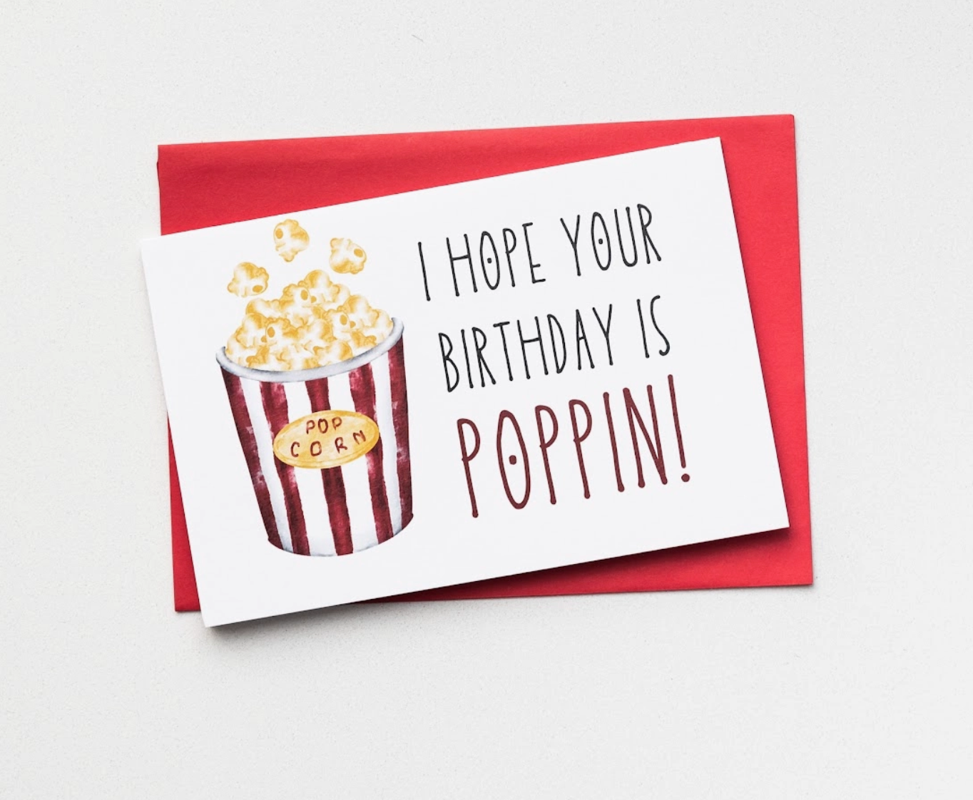 Poppin Birthday Card - Magpies Paducah