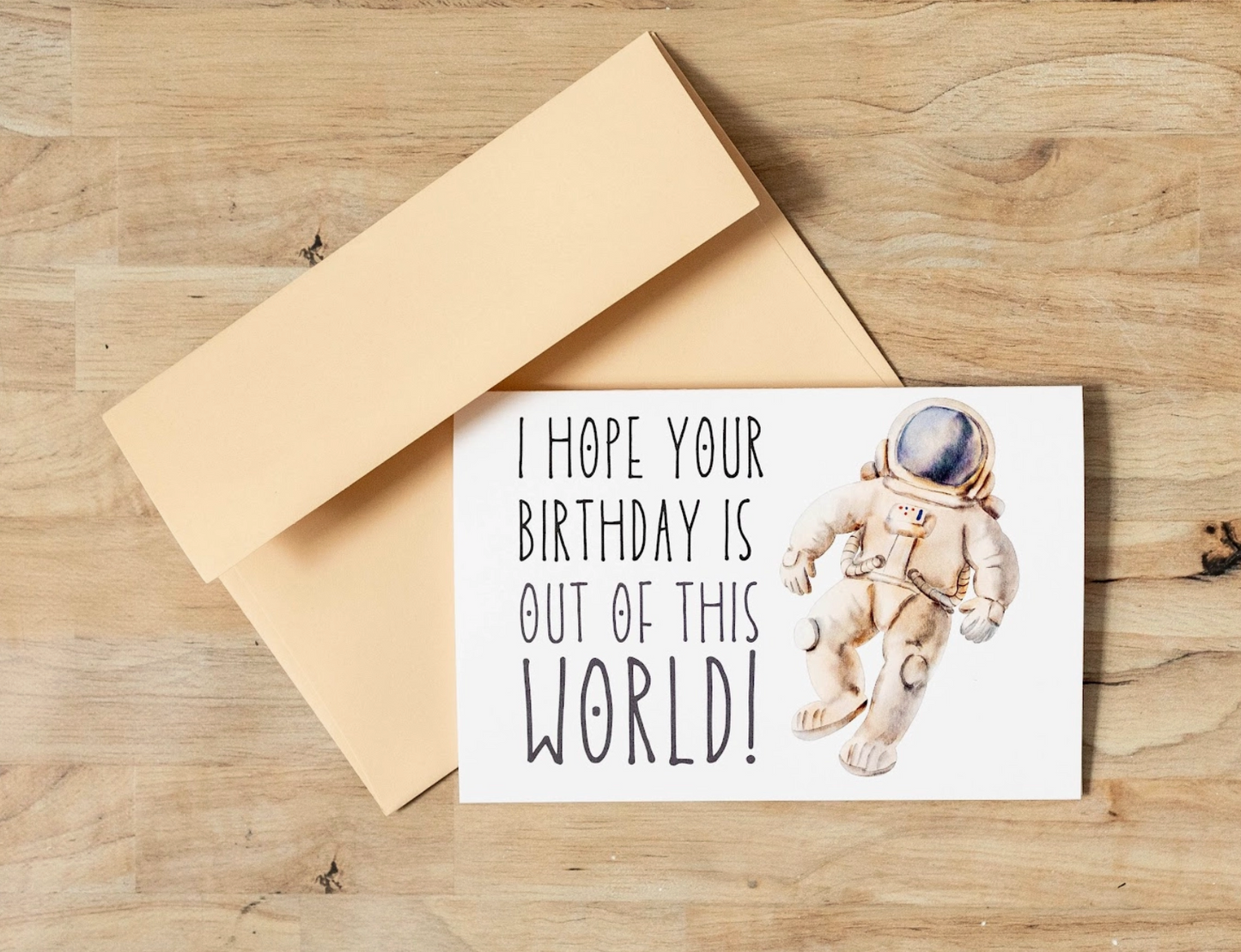 Astronaut Birthday Card - Magpies Paducah