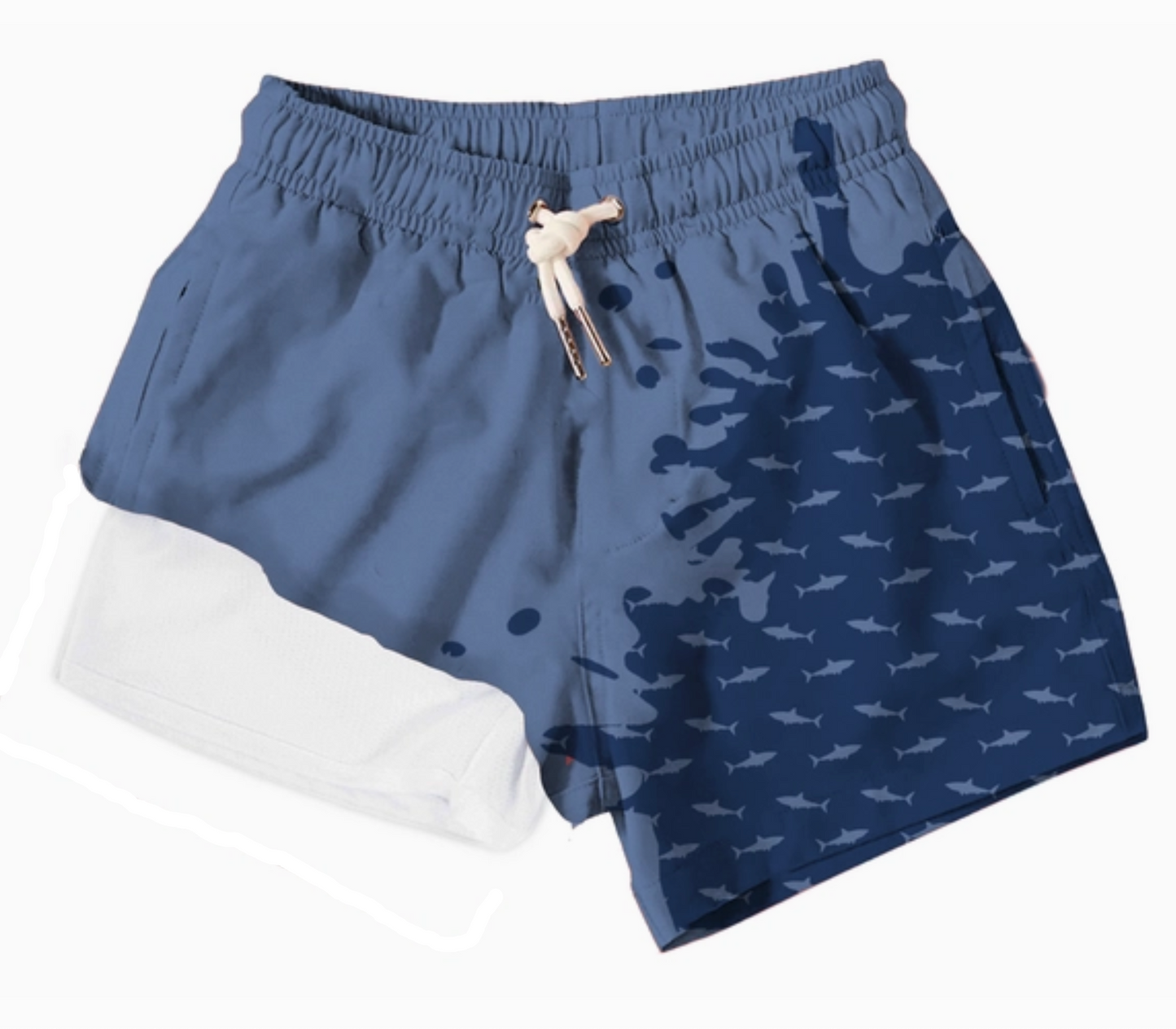 Swim Trunk, Navy to Shark - Magpies Paducah