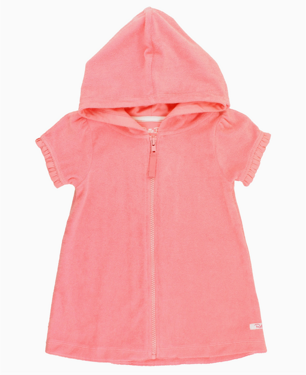 Terry Zip Cover Up, Bubblegum Pink - Magpies Paducah