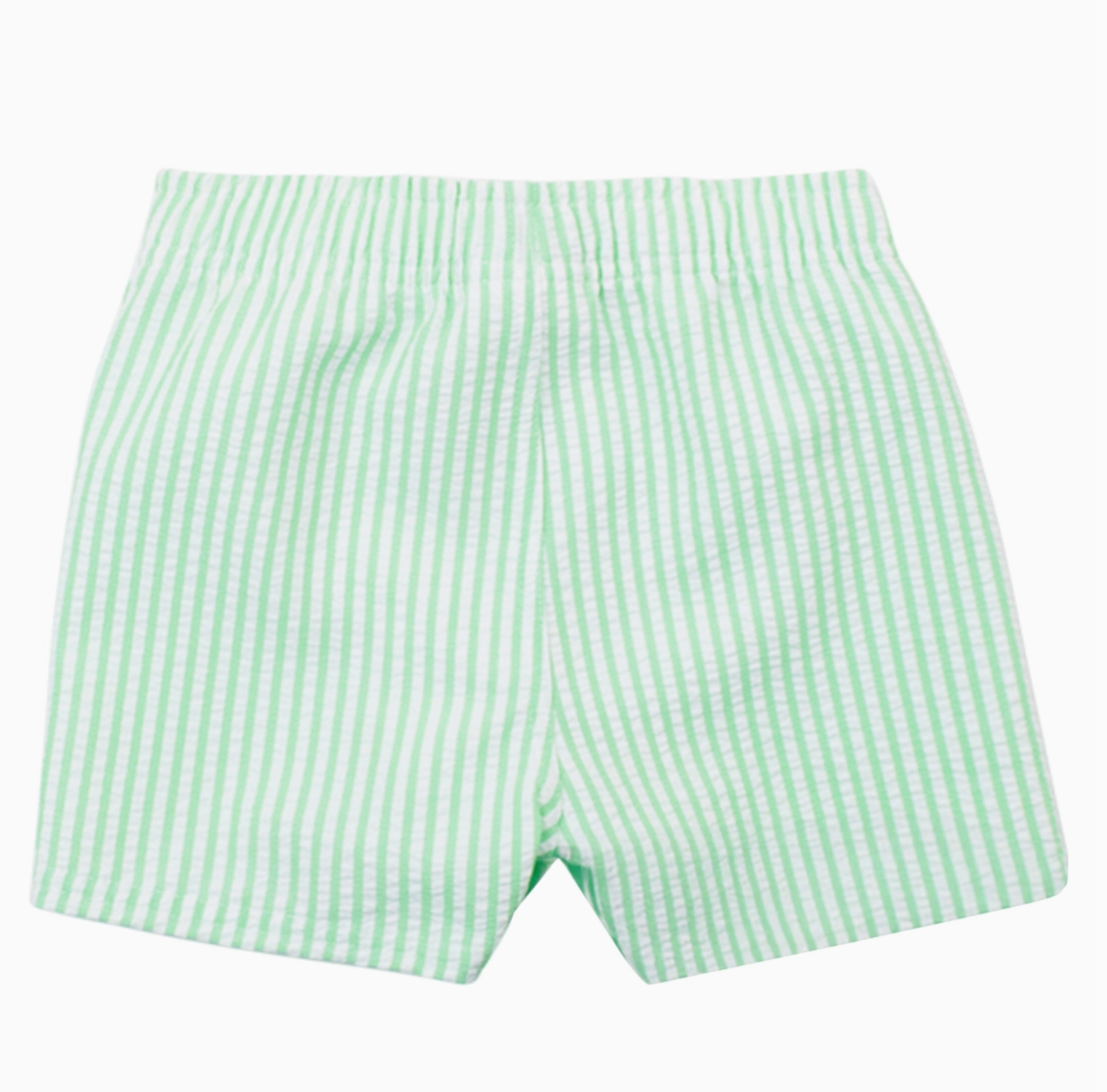 Swim Trunk, Spring Green Seersucker - Magpies Paducah
