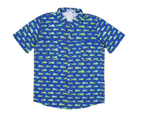Short Sleeve Shirt, Mahi Mahi - Magpies Paducah