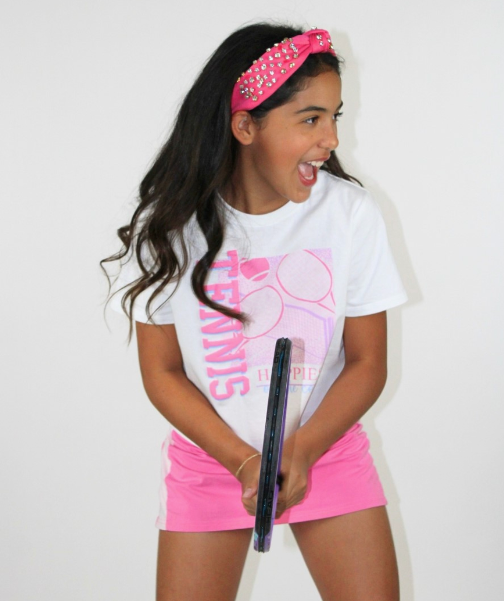 Boxy Tee, Happiest on the Court - Magpies Paducah