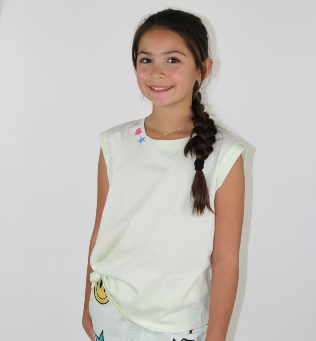 Knot Waist Tank, Happy Donuts - Magpies Paducah