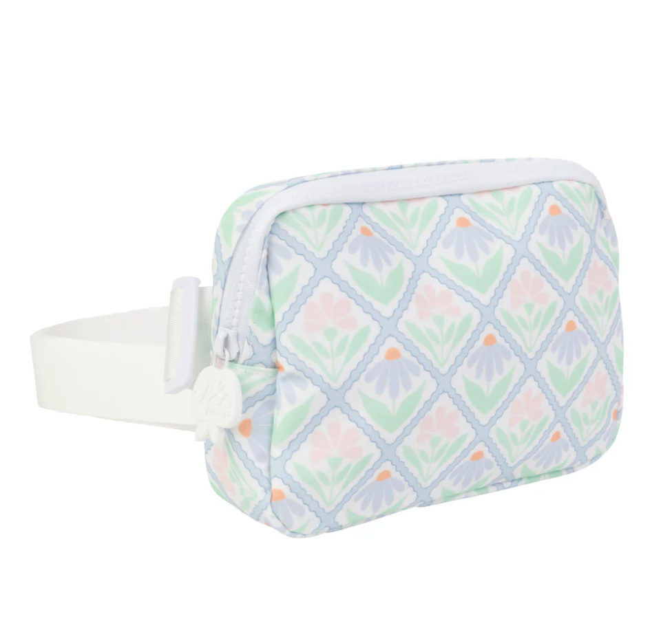 Crossover Belt Bag, Pastel Floral - Magpies Paducah