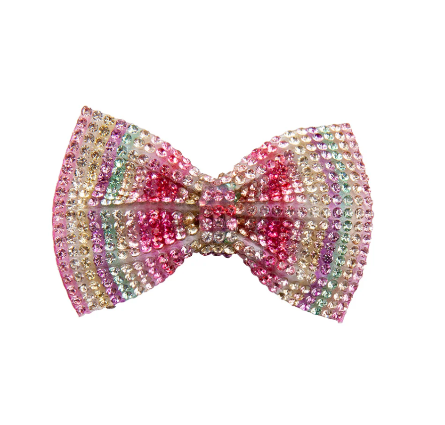 Boutique Gem Bow Hairclip - Magpies Paducah