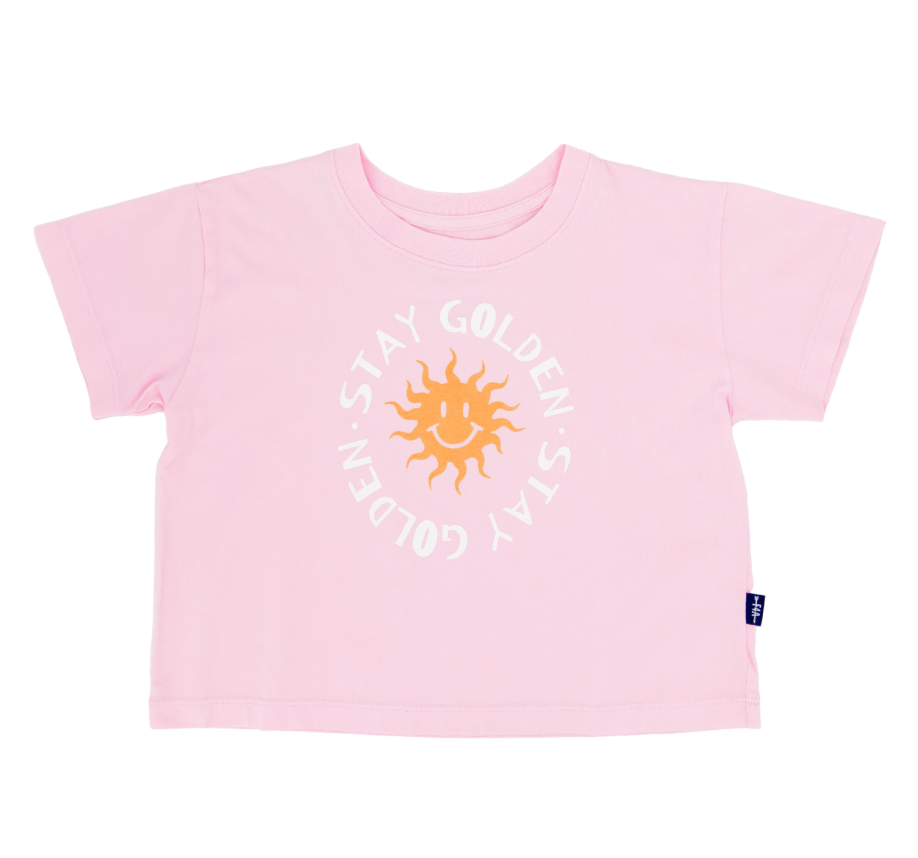 Crop Tee, Stay Golden - Magpies Paducah