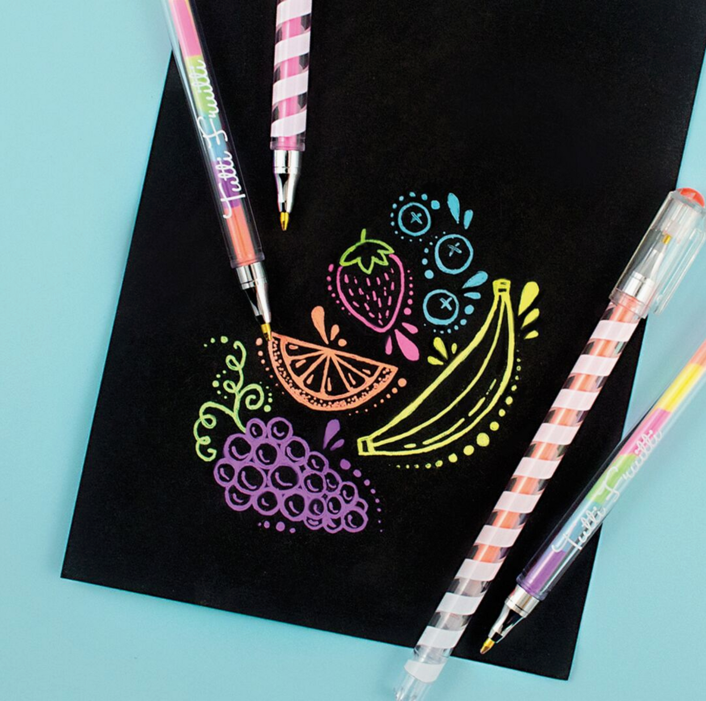 Tutti Fruitti: Scented Multi-Colored Gel Pens - Magpies Paducah