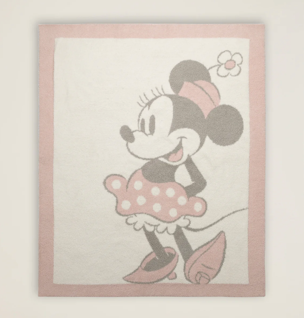 CozyChic Vintage Minnie Mouse Baby Blanket - Magpies Paducah