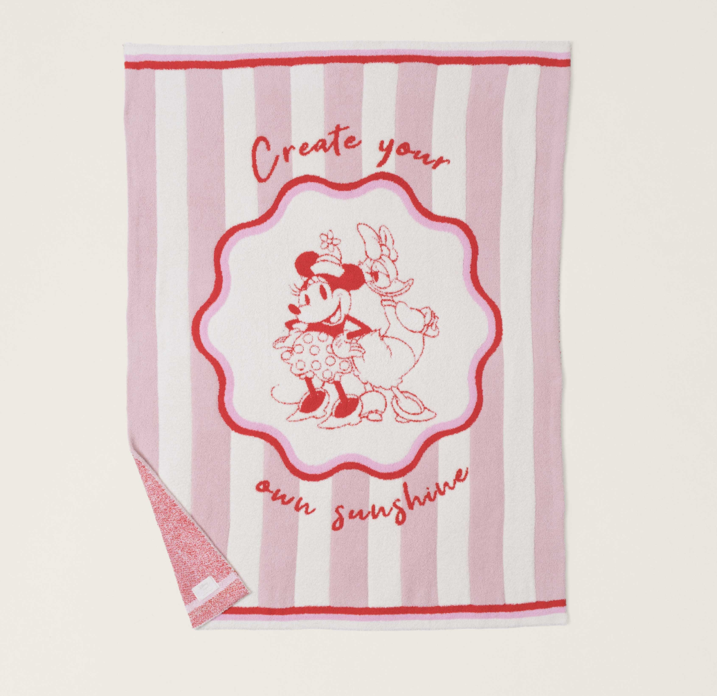 CozyChic Disney Minnie & Daisy Stripe Blanket - Magpies Paducah