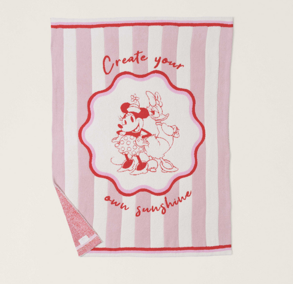 CozyChic Disney Minnie & Daisy Stripe Blanket - Magpies Paducah