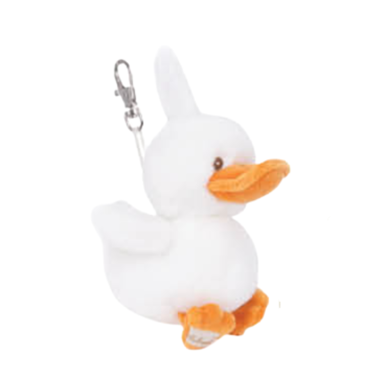Quack Bag Charm, White - Magpies Paducah