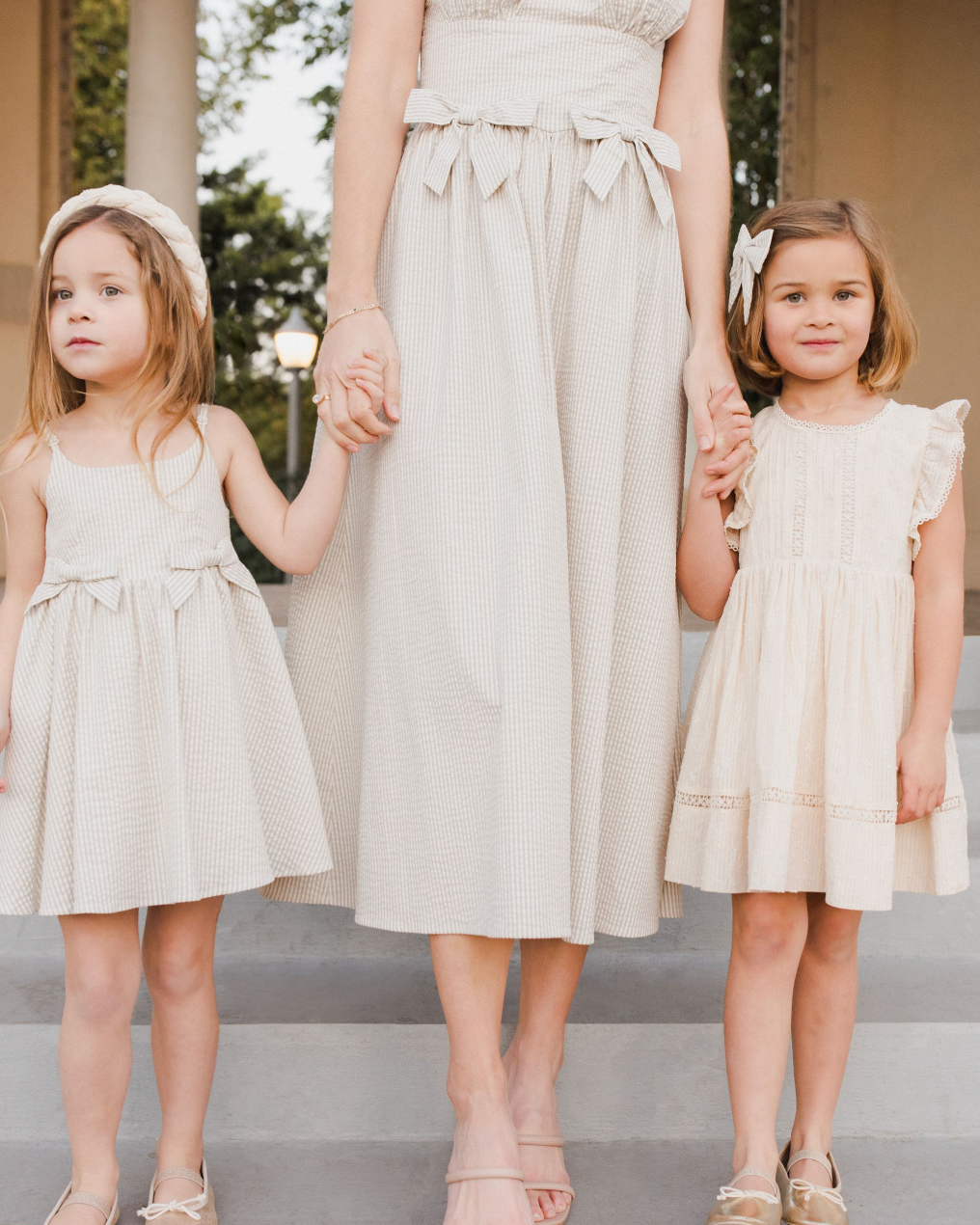 Women's Betsy Dress, Sage Stripe - Magpies Paducah