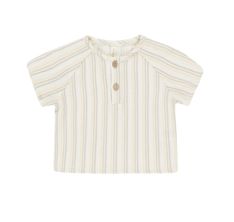SHORT SLEEVE ZION SHIRT || SUMMER STRIPE - Magpies Paducah