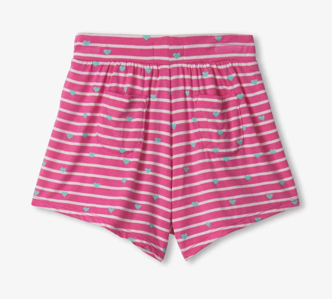 Patch Pocket Shorts, Carmine Rose - Magpies Paducah