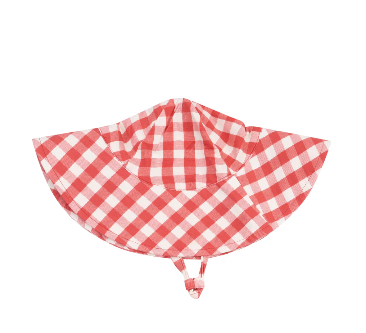 Wide Brim Sunhat, Strawberry Gingham - Magpies Paducah